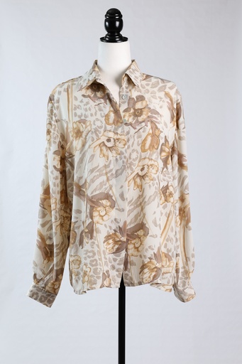 [OP03617] Blusa  seda crudo estampados