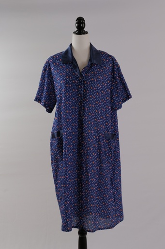 [OP01976] Vestido verano pueblo manga corta licra estampada