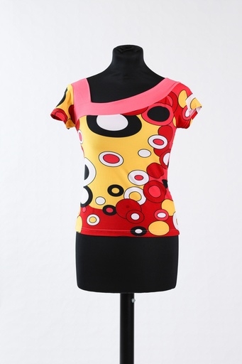 [OP03687] Camiseta estampada amarilla