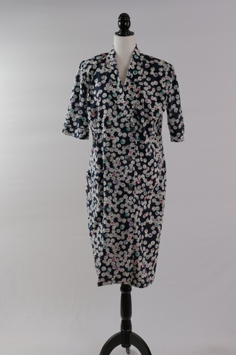 [OP01978] Vestido verano pueblo cruzado estampado