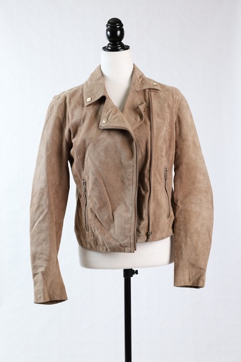[OP03722] Chaqueta biker de piel de pecarí