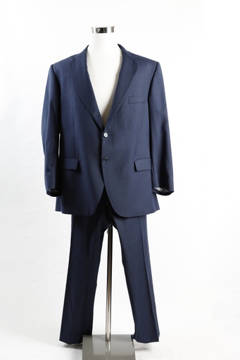 [OP03761] Traje azul marino pata de gallo
