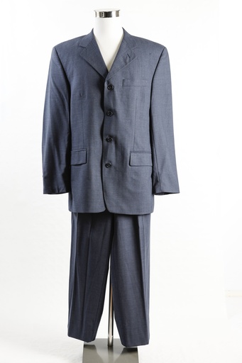 [OP03763] Traje azul grisaceo jaspeado