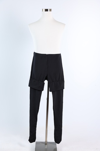 [OP03813] Media lycra negro elástico
