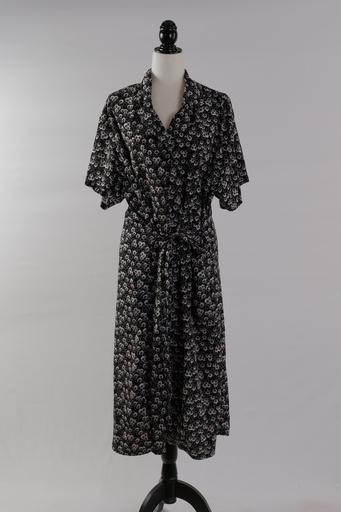 [OP01977] Vestido verano pueblo marga corta licra estampada