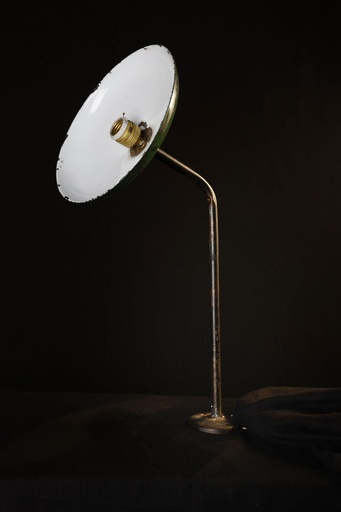 [OP04035] Tulipa porcelana verde con brazo metal