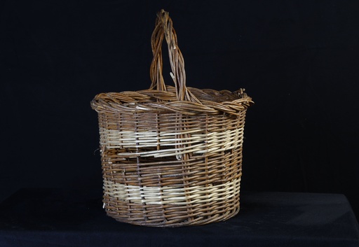 [OP04045] Cesta de mimbre redonda