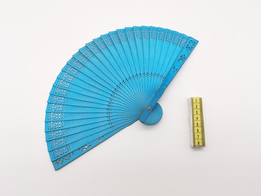 [OP04067] Abanico calado azul