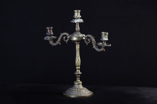 [OP04069] Candelabro de metal dorado (anticuario)