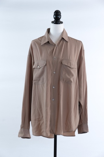 [OP02118] Blusa bolsillos tapeta en delantero