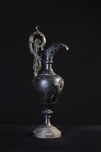 [OP04071] Jarrón decorativo de bronce (anticuario)