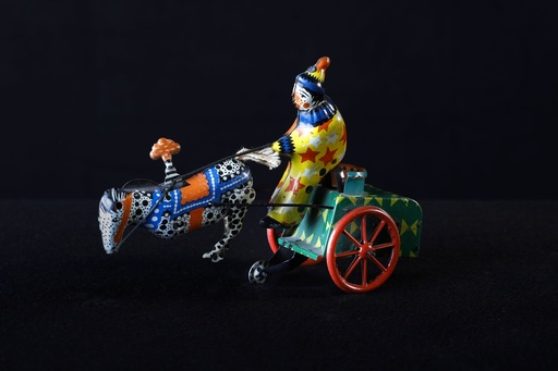 [OP04096] Juegue hojalata de payaso en carro
