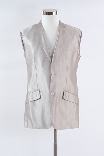 [OP04173] Chaleco largo gris
