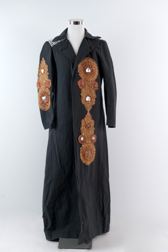 [OP04201] Abrigo largo de loneta negro (copia)