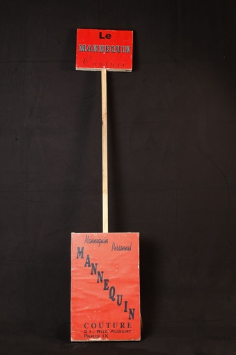 [OP04256] Cartel hombre anuncio