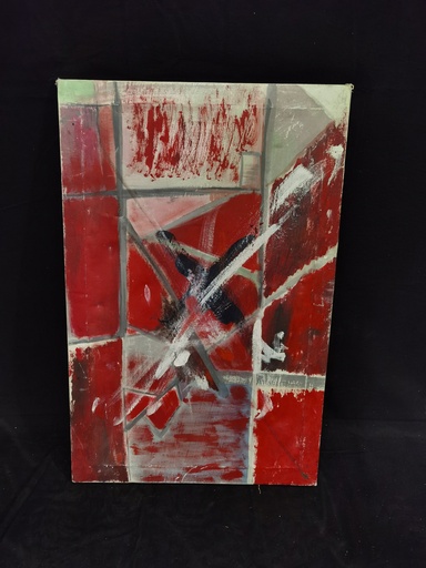 [OP04264] Lienzo pintado abstracto (Bohardilla 1)
