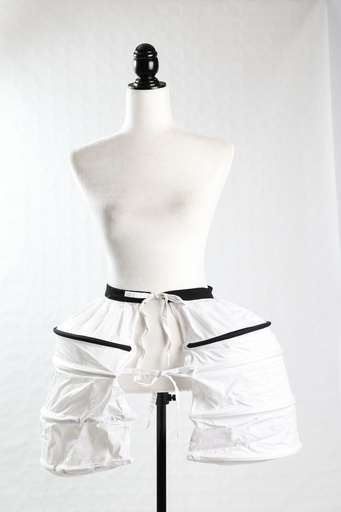 [OP04287] Cancan guardainfante blanco (D.Elvira)