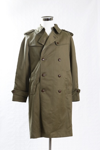 [OP04305] Gabardina verde oscuro militar manga ranglan