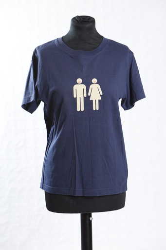 [OP04316] Camiseta manga corta azul con dibujo