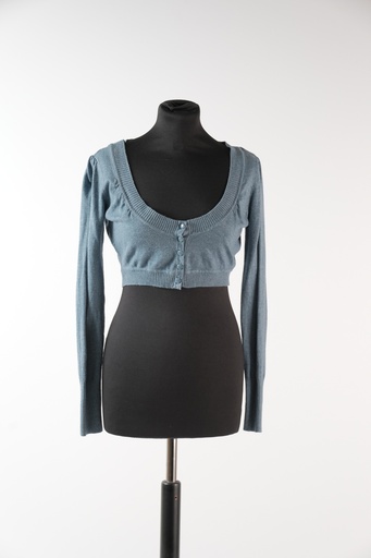 [OP02964] Bolero de punto azul