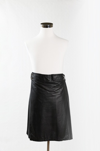 [OP04372] Falda plisada polipiel negro tipo escolar (Coro-manada D.G.) (copia)