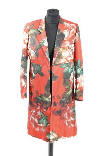 [OP04517] Levita roja punto estampado floral