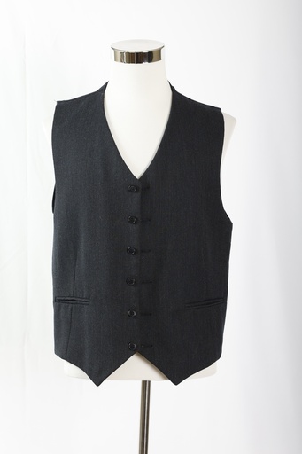 [OP04529] Chaleco de vestir gris oscuro