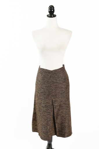 [OP04561] Falda marrón jaspeada
