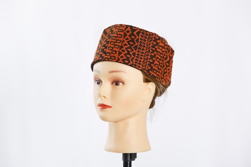 [OP04632] Sombrero estampado naranja y negro