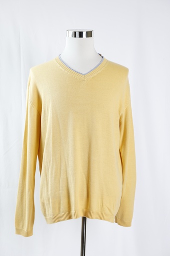 [OP04707] Jersey amarillo cuello pico (Purón)