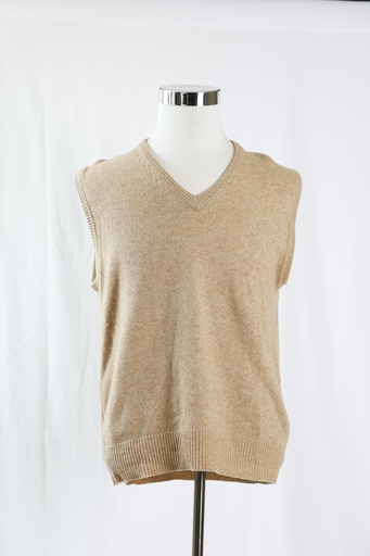 [OP04713] Chaleco punto camel