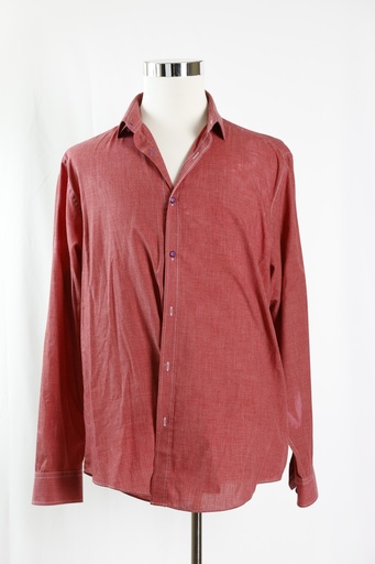 [OP04740] Camisa vestir granate