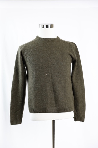[OP04806] Jersey punto verde oscuro