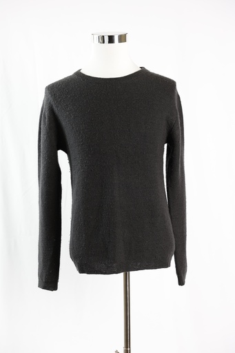 [OP04812] Jersey negro cuello redondo
