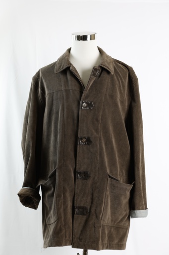 [OP04853] Chaqueta pana marrón