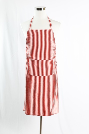 [OP04868] Delantal rojo y blanco