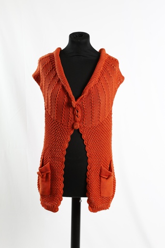 [OP04885] Chaleco punto naranja