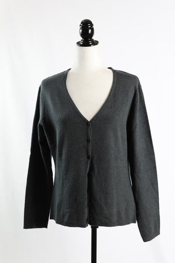 [OP04886] Chaqueta punto fino gris oscuro