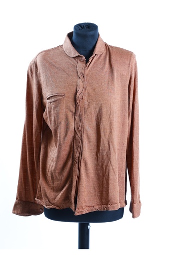 [OP04939] Camisa punto manga larga marrón