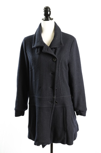 [OP04984] Abrigo lana negro