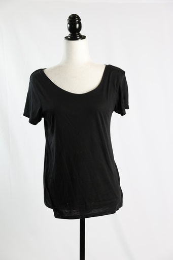 [OP04995] Camiseta negro manga corta