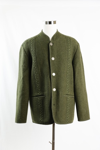 [OP05071] Chaqueta lana verde