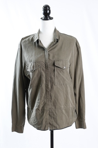 [OP05093] Camisa color caqui