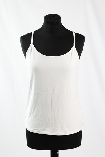 [OP05125] Camiseta licra tirante fino blanco