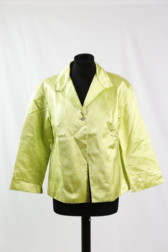 [OP05200] Chaqueta americana satinada verde