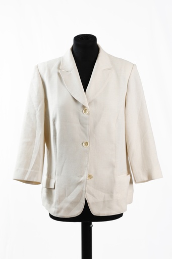 [OP05205] Chaqueta americana beige lino