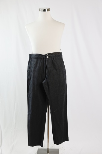 [OP05235] Pantalón negro raya diplomática 5 bolsillos