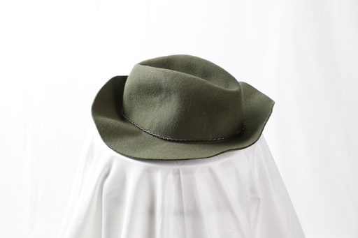 [OP05389] Sombrero fieltro verde caqui