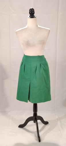 [OP05422] Falda recta verde botella niña