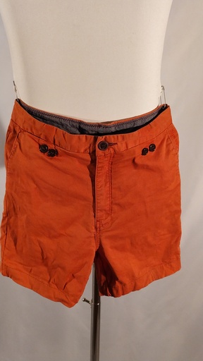 [OP05451] Pantalón corto tipo chino naranja (Ángel Villar)